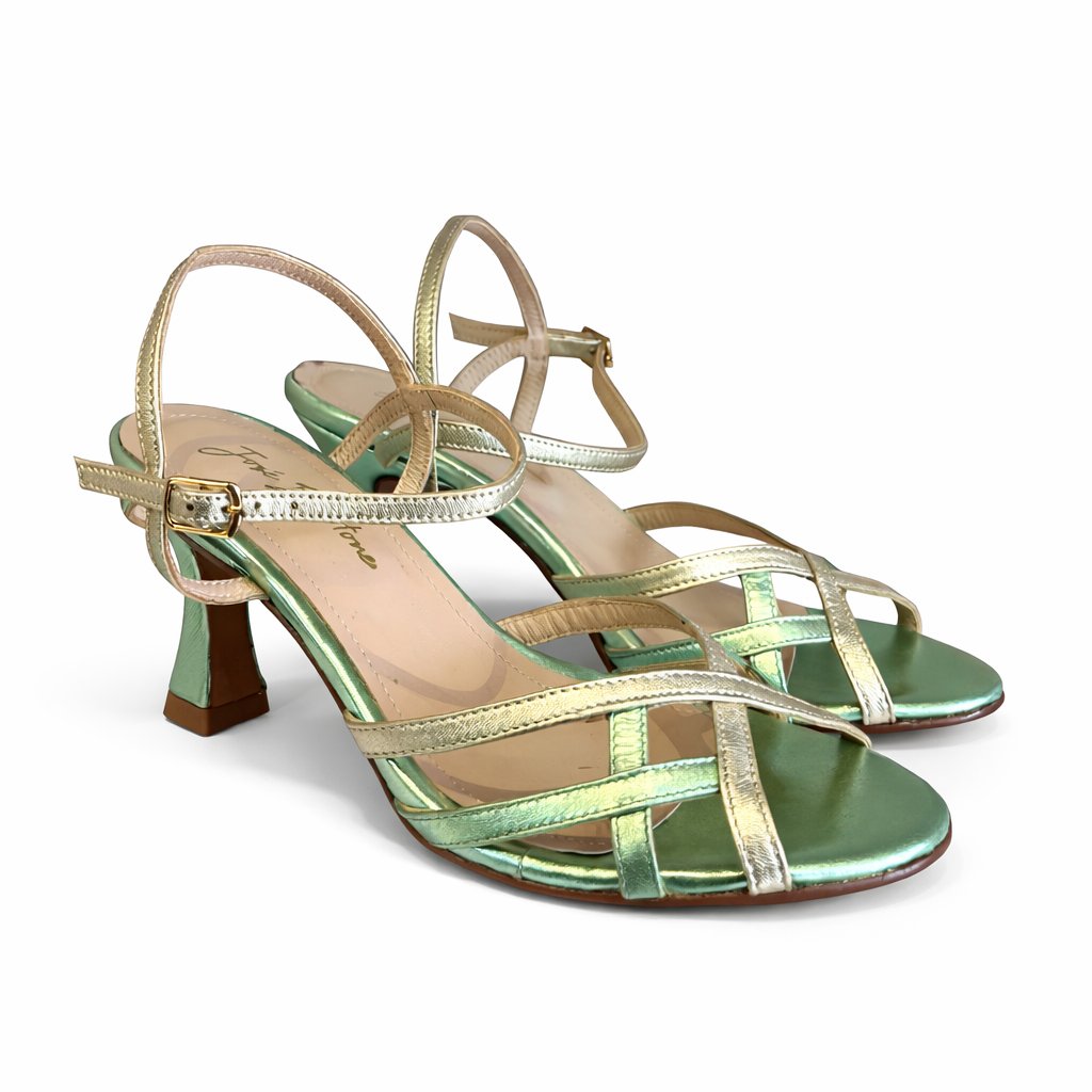 material:cuir|color:platine & vert