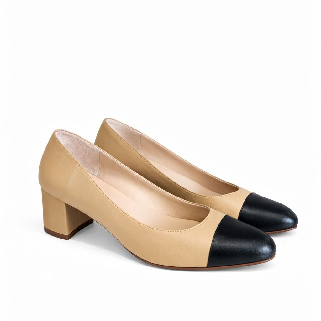 material:cuir|color:beige & noir