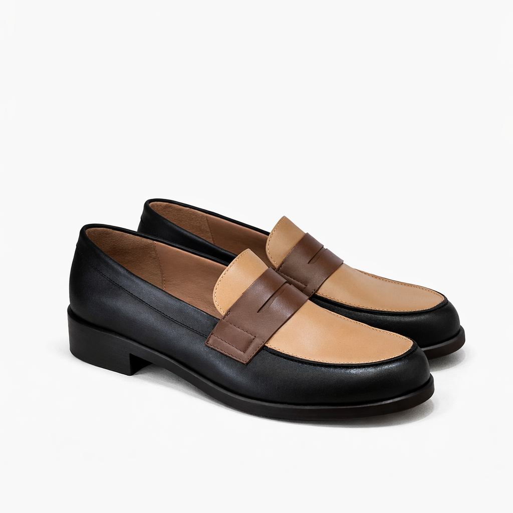 material:cuir|color:marron & beige & camel