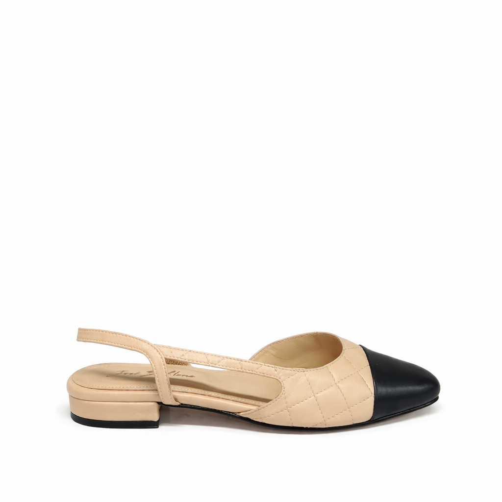 material:matelassé|color:beige & noir
