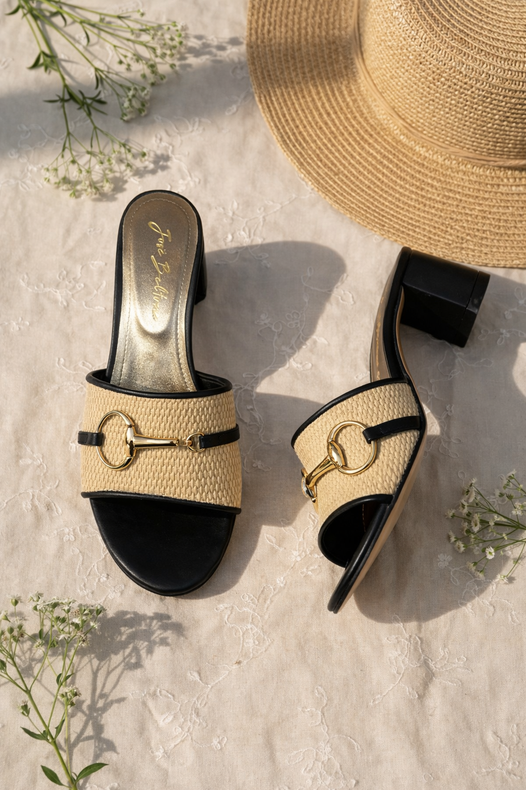 material:raphia|color:beige & noir